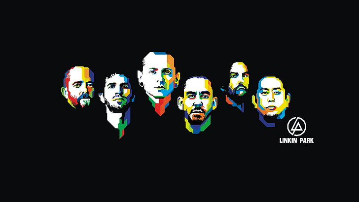 ART, Linkin Park, Mike Shinoda, Chester Bennington, Rob Bourdon, HD wallpaper