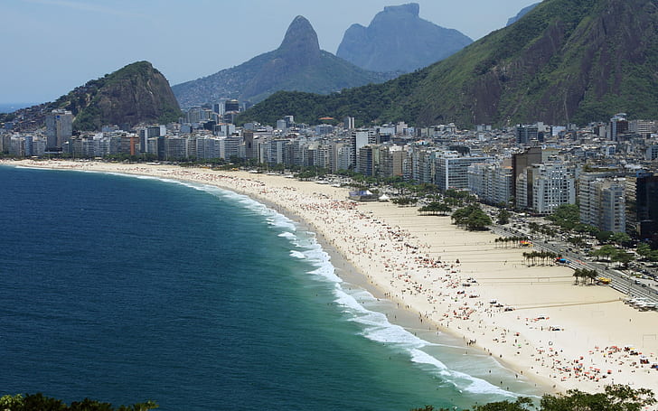 Copacabana Beach HD wallpaper | Pxfuel