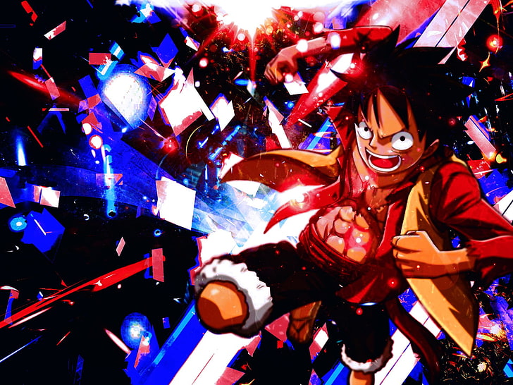 One Piece Monkey D. Luffy wallpaper, Anime, real people, leisure activity, HD wallpaper