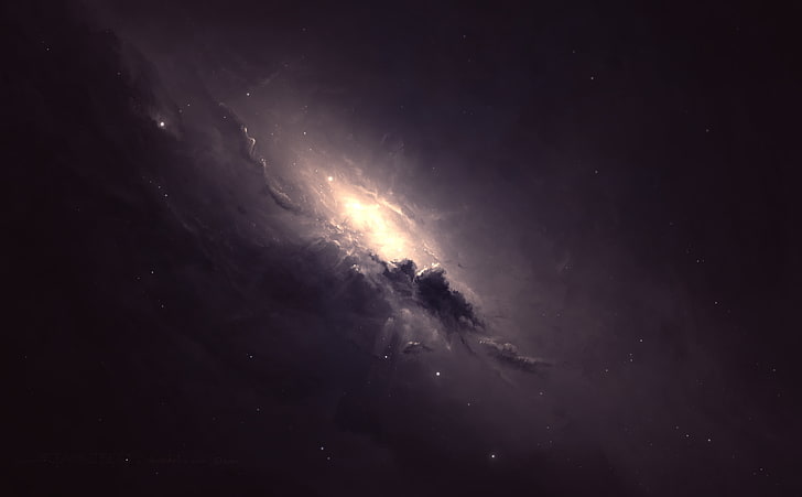 Nebulous Gem, cosmic galaxy, Space, Planets, Amazing, Futuristic, HD wallpaper