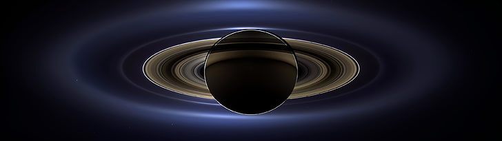 Saturn planet illustration, PIA17172, space, planetary rings, HD wallpaper