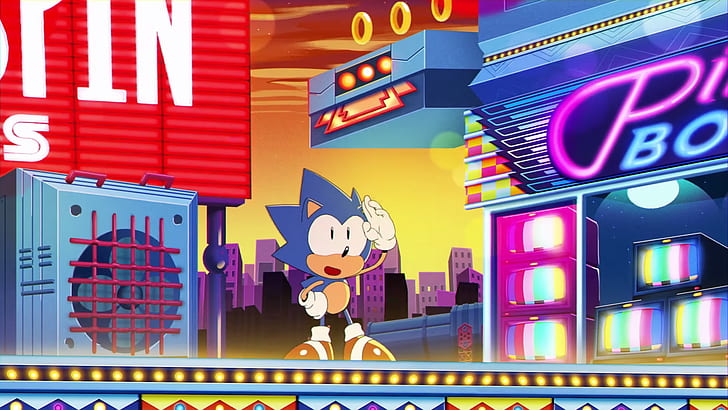 Sonic, Sonic Mania, video games, Video Game Art, Sonic the Hedgehog, HD wallpaper