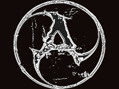 Hd Wallpaper Amatory Logo Symbol Letter Circle Shape Black