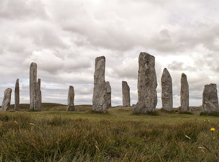Calanais Stones, Europe, United Kingdom, Scotland, callanish, HD wallpaper