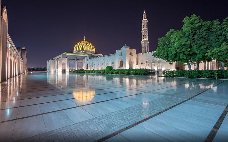 Sultan Qaboos Grand Mosque Oman Hd Wallpapers For Desktop And Mobile 3840×2400