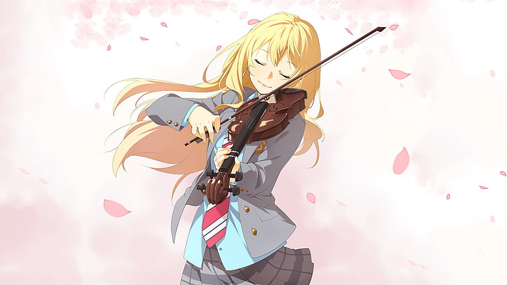 Anime, Your Lie in April, Kaori Miyazono, one person, young adult, HD wallpaper