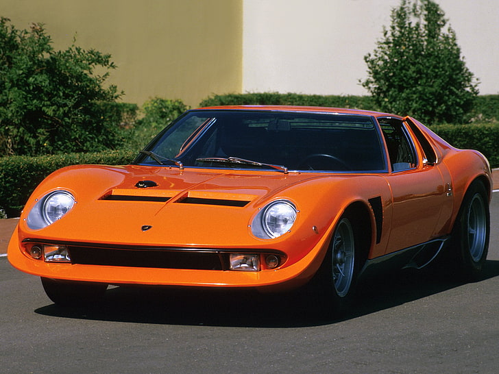 1971, classic, lamborghini, miura, p400, supercar, svj