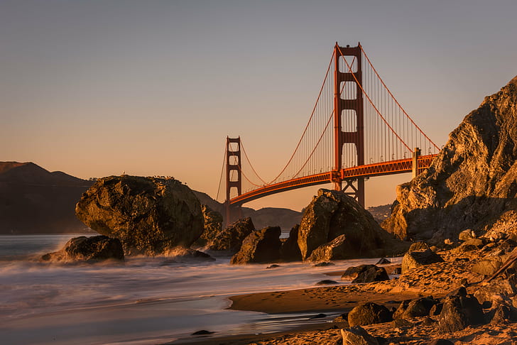 Golden Gate, San Francisco, golden Gate Bridge, california, san Francisco County, HD wallpaper