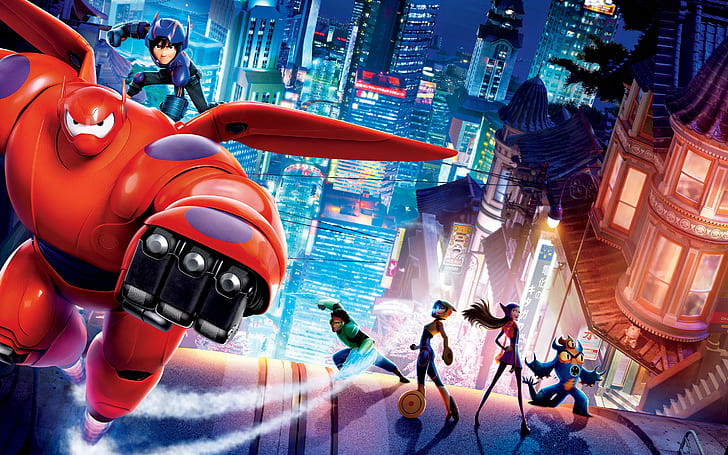 HD wallpaper: Animated Movies, Baymax (Big Hero 6), Fred (Big Hero 6), Go  Go Tomago | Wallpaper Flare