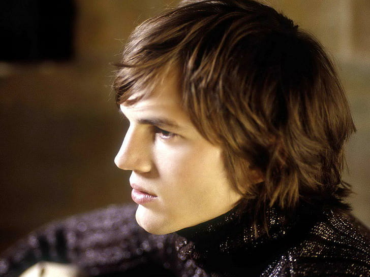 college photo of ashton kutcher, aston kutcher, actor, producer, HD wallpaper