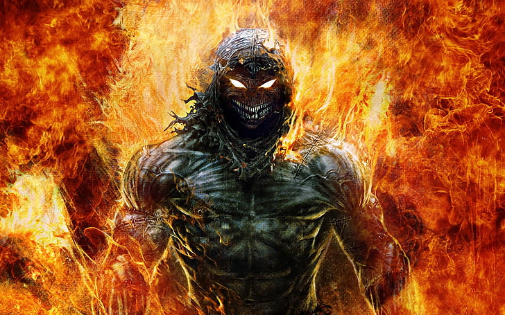Fire Demon Concept Art