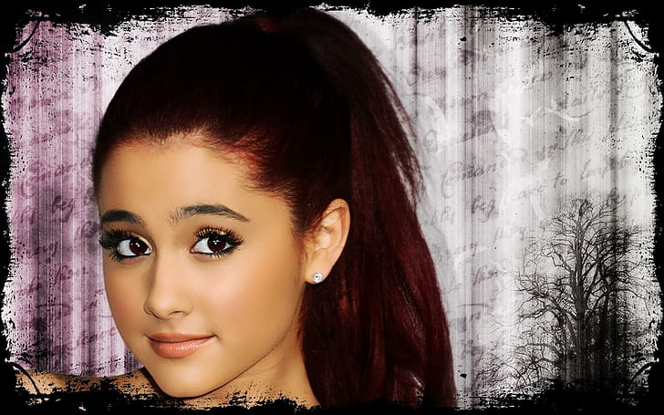 Ariana Grande, Actress, redheads, celebrity, airbrushed, women