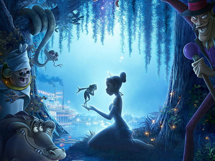 The Princess the Frog Movie, the princess and the frog movie, HD wallpaper