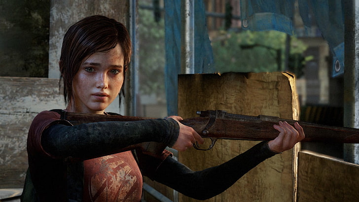 Ellie from the Last of Us illustration, video games, one person, HD wallpaper