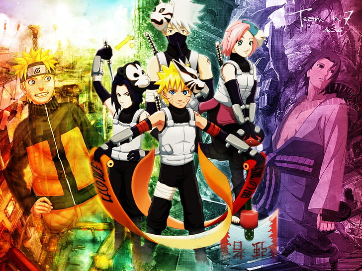 Team 7 Naruto Wallpaper gambar ke 10