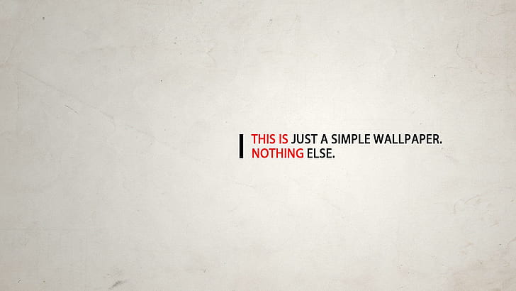A simple, this is just a simple wall paper nothing else text, HD wallpaper