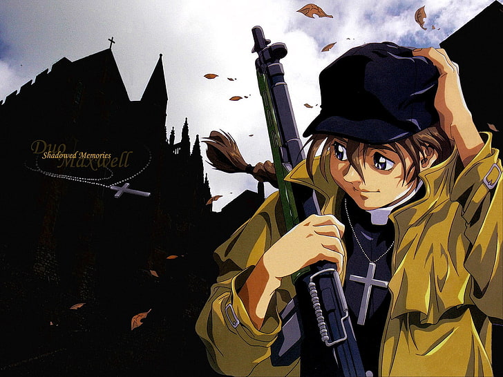 anime, Mobile Suit Gundam Wing, Duo Maxwell, real people, portrait