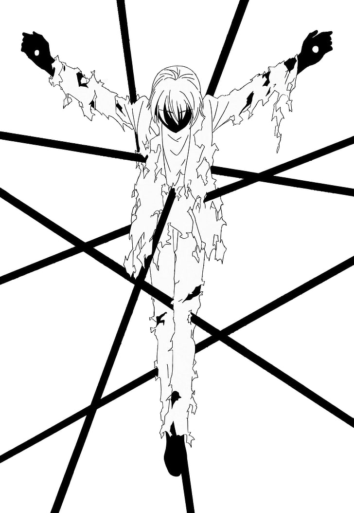 crucified man sketch, anime, anime boys, ef - a fairy tale of the two, HD wallpaper