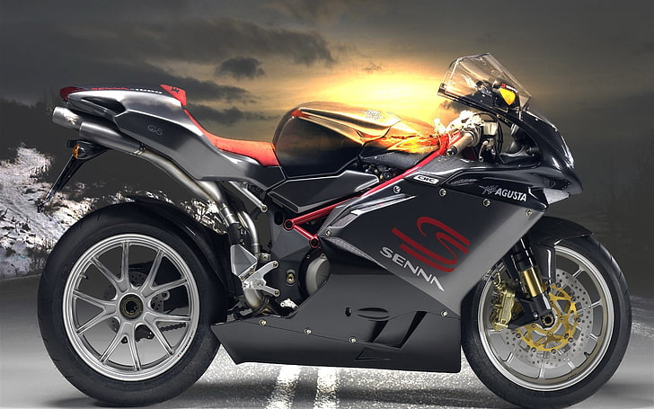 motorcycle, MV agusta, mode of transportation, land vehicle, HD wallpaper