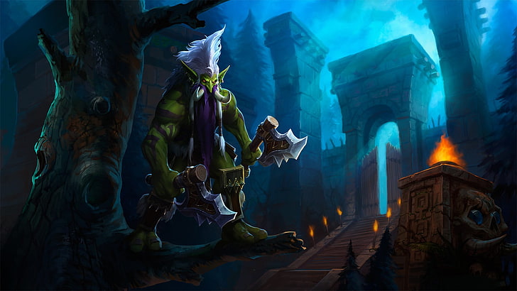 heroes of the storm, Zul'jin (Warcraft), video games, architecture