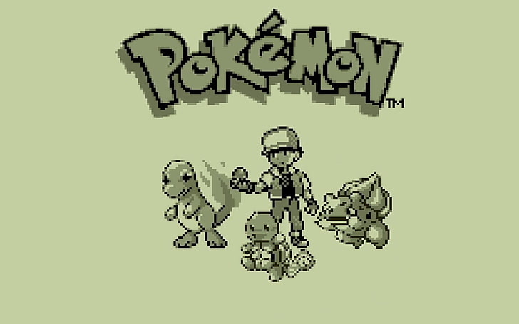 Pokemon characters illustration, Pokémon, Ash Ketchum, retro games, HD wallpaper