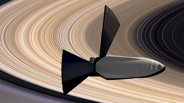 spacex interplanetary transport system rocket space saturn, HD wallpaper