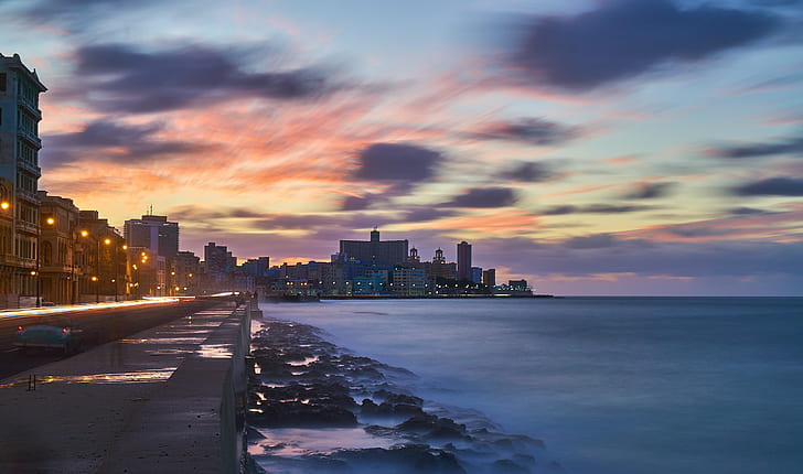 city photography during dawn, havana, havana, Havana  city, Cuba, HD wallpaper