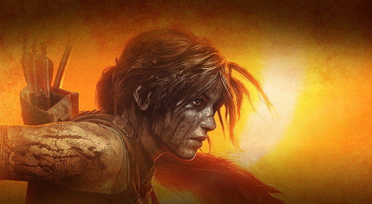 Shadow of the Tomb Raider Lara Croft 2018, Tomb Raider digital wallpaper