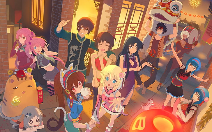 Little Busters!, Kamikita Komari, Noumi Kudryavka, Miyazawa Kengo, HD wallpaper