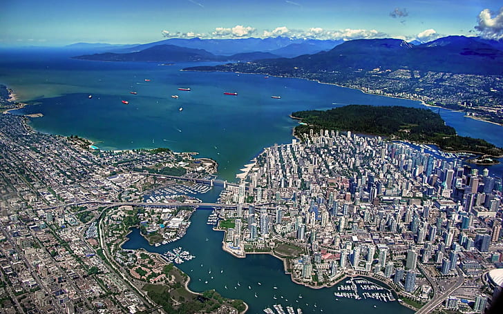 Cities, Vancouver, Canada, HD wallpaper