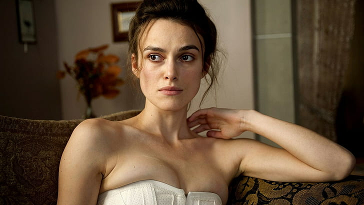 Keira Knightley, actress, portrait, beauty, young adult, beautiful woman