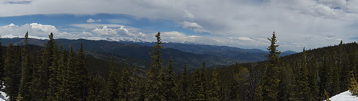 blue sky, Colorado, mountain, forest, tree, land, scenics - nature, HD wallpaper