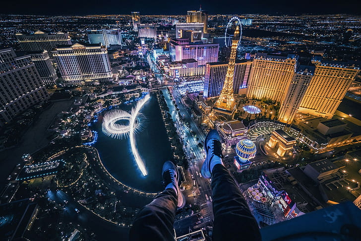 cityscape, Las Vegas, HD wallpaper
