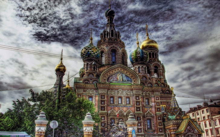 Cathedrals, Church Of The Savior On Blood, Architecture, Colors, HD wallpaper