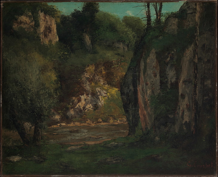 Classic Art, Gustave Courbet, Oil Painting