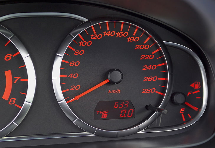 (2006), mazda, mps, control panel, speedometer, car, mode of transportation