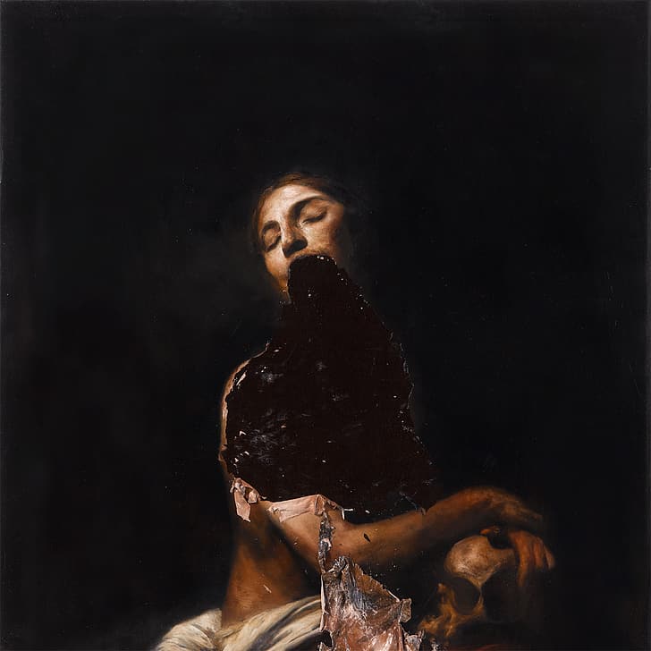 The Nature of Fear, Nicola Samori, painting, horror, Baroque portraiture