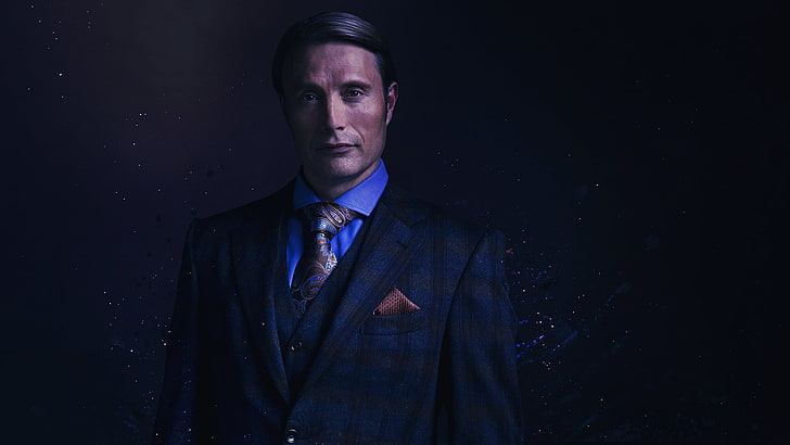 men's black suit jacket, Hannibal, TV, NBC, Mads Mikkelsen, Hannibal Lecter