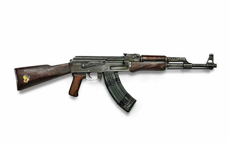 AK-47 rifle, black ak 47, photography, 1920x1200, weapon, kalshnikov