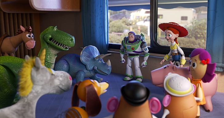 Movie, Toy Story 4, Buzz Lightyear, Jessie (Toy Story), HD wallpaper