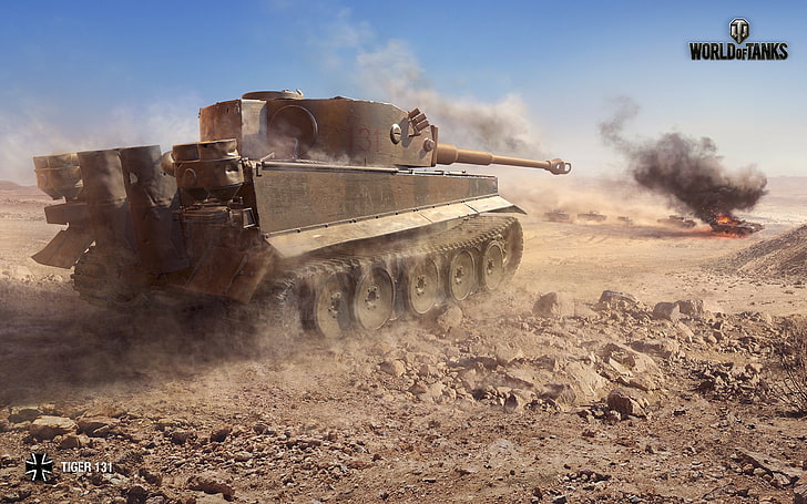 WoT, World Of Tanks, Wargaming Net, Tiger 131 HD wallpaper
