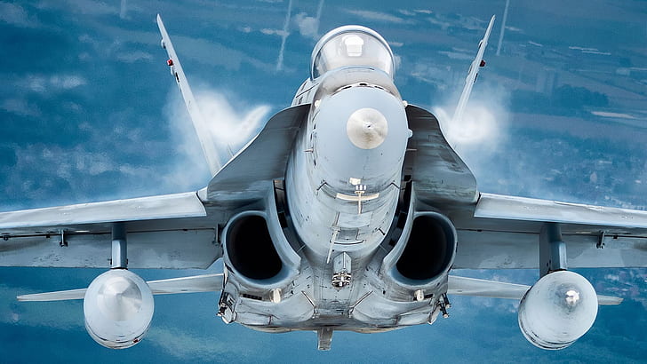 Fighter, The Effect Of Prandtl — Glauert, F/A-18 Hornet, Cockpit, HD wallpaper