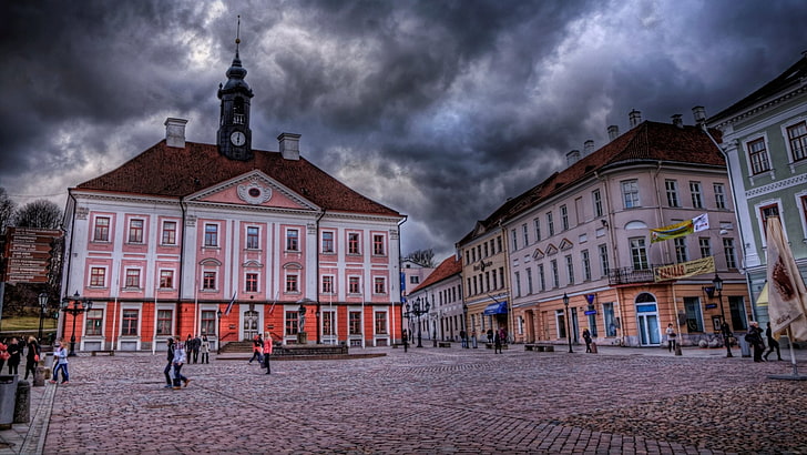 Cities, Tartu, Estonia, Town Hall