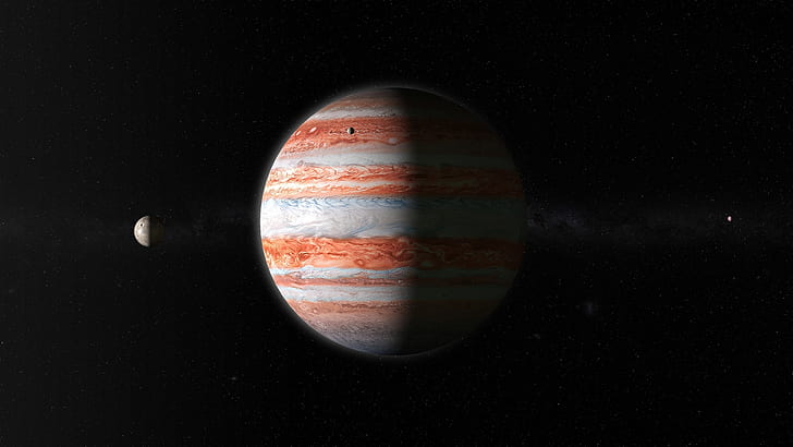 Planet, Space, Jupiter, Satellite, System, by George Shaposhnikov, HD wallpaper
