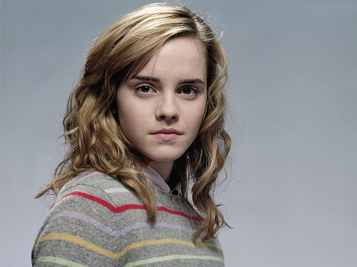 Emma Watson, Hermione Granger, actress, women, looking at viewer, HD wallpaper
