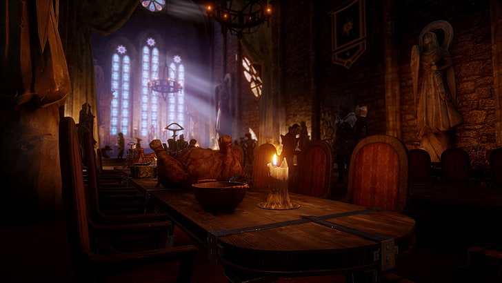 rectangular brown table, Dragon Age Inquisition, video games, HD wallpaper