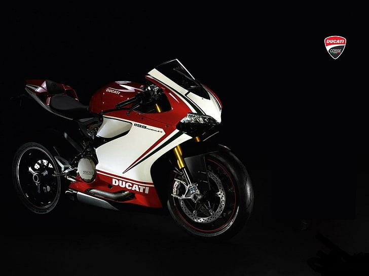 HD wallpaper: white and red Ducati sport bike, Panigale 1199, motorcycle,  Italy | Wallpaper Flare