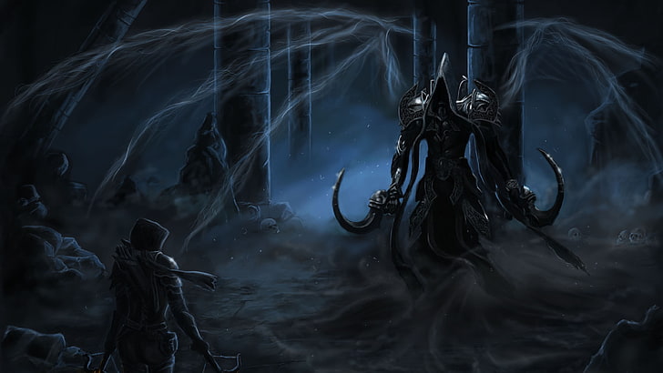 video games, Diablo 3: Reaper of Souls, Malthael, motion, water, HD wallpaper