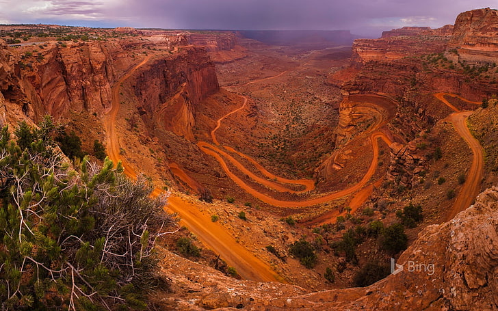 Utah Canyonlands National Park-2016 Bing Wallpaper, rock, scenics - nature, HD wallpaper