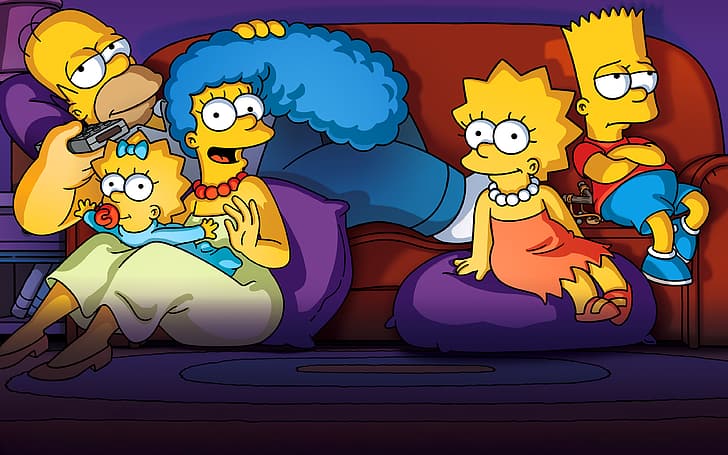 HD wallpaper: The Simpsons, Disney | Wallpaper Flare